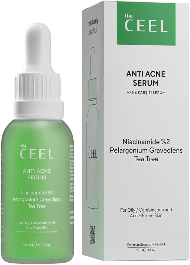 The Ceel Salisilik Asit Yüz Serumu 30 ml - Çay Ağacı ve Itır İçeren Gözenek Görünümü Dengeleyici ve Yağ Kontrolü Destekleyici Cilt Bakım Serumu, Daha Pürüzsüz ve Mat Görünüm : Amazon.com.tr: Kişisel Bakım ve Kozmetik
