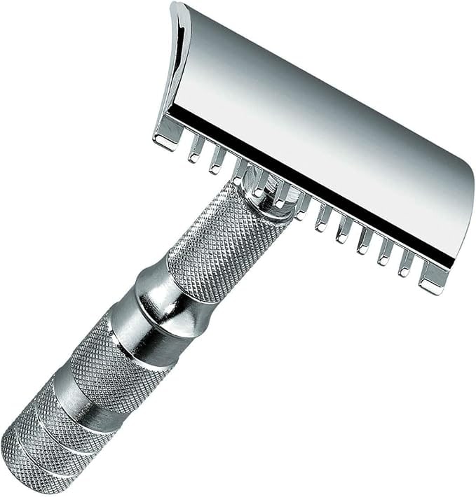 Merkur – 985 – Tıraş makinesi tarak sökülebilir seyahat – krom koruyucu kılıf deri : Amazon.com.tr: Kişisel Bakım ve Kozmetik