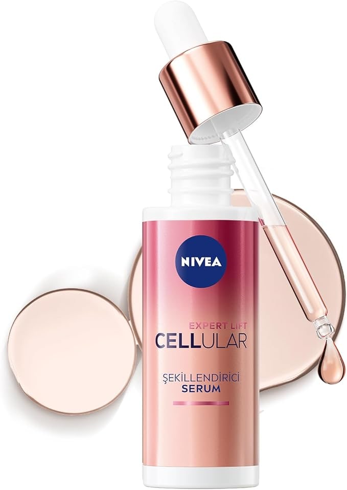 Amazon TR NIVEA Cellular Expert Lift Şekillendirici ve Sıkılaştırıcı Serum 30ml, Doğal Retinol Alternatifi Bakuchiol,Kırışıklık Karşıtı