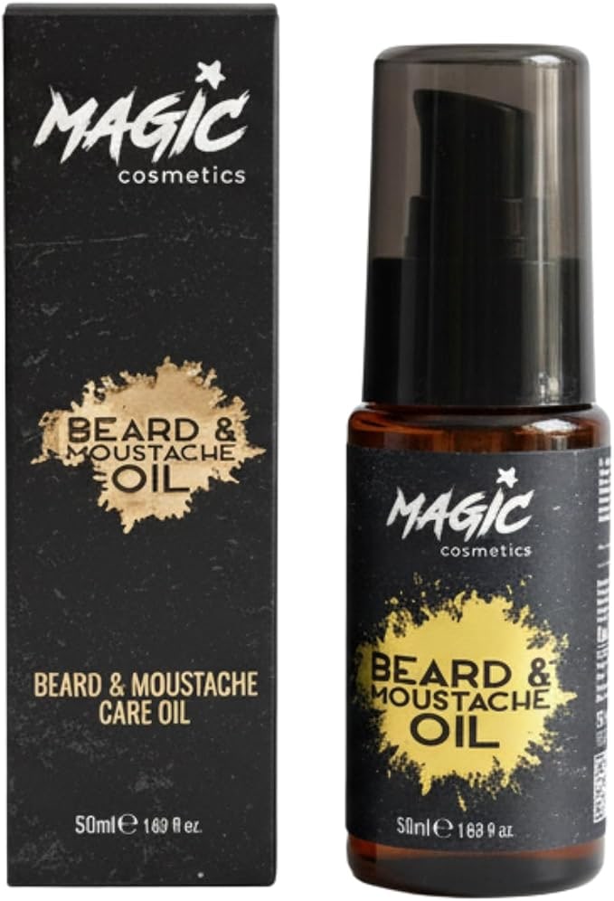 Amazon TR Magic Cosmetics Sakal ve Bıyık Bakım Yağı 50 ml – Besleyici & Parlaklık Veren Formül – Güçlendirici ve Nemlendirici Serum – Yumuşatır ve Sağlıklı Görünüm Sağlar – Beard Oil Tüm Sakal Tipleri : Amazon.com.tr: Kişisel Bakım ve Kozmetik