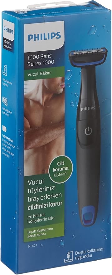 Amazon TR Philips BG1024/15 Vücut Bakım Seti, Islak/Kuru
