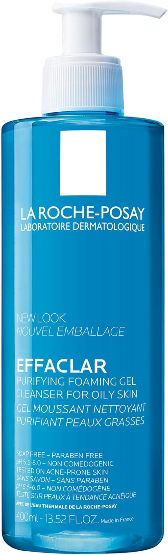 La Roche Posay Effaclar Gel - Yağlı ve Hassas Ciltler İçin Temizleyici Jel 400ml : Amazon.com.tr: Kişisel Bakım ve Kozmetik