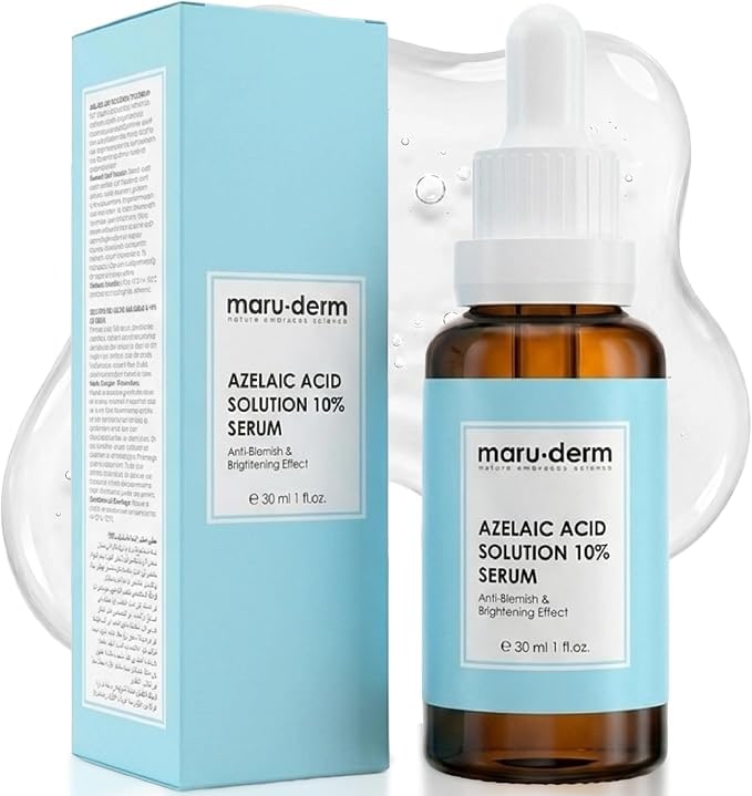 Amazon TR Maruderm Azelaik Asit Solüsyon%10 Aydınlatıcı Kızarıklık & Leke Karşıtı Cilt Bakım Serumu 30 ML