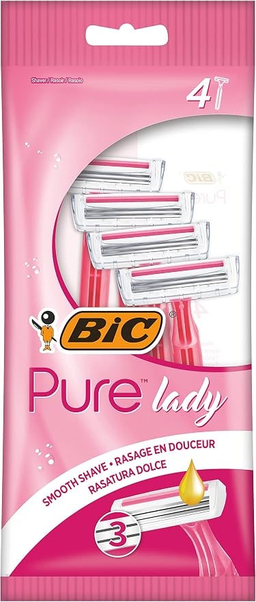 BIC Pure Lady Kadın Tıraş Bıçağı 4'lü Poşet