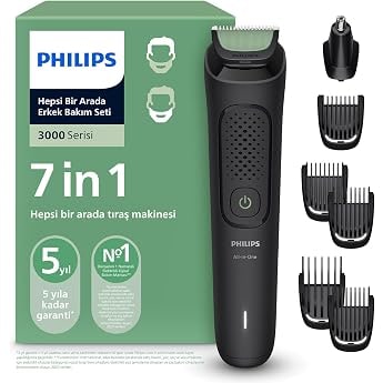 Amazon TR Philips 9000Serisi 16in1, Erkek Bakım Seti,Yüz/Saç/Vücut/Sakal Tıraş Makinesi, Islak&Kuru, MG9532/15