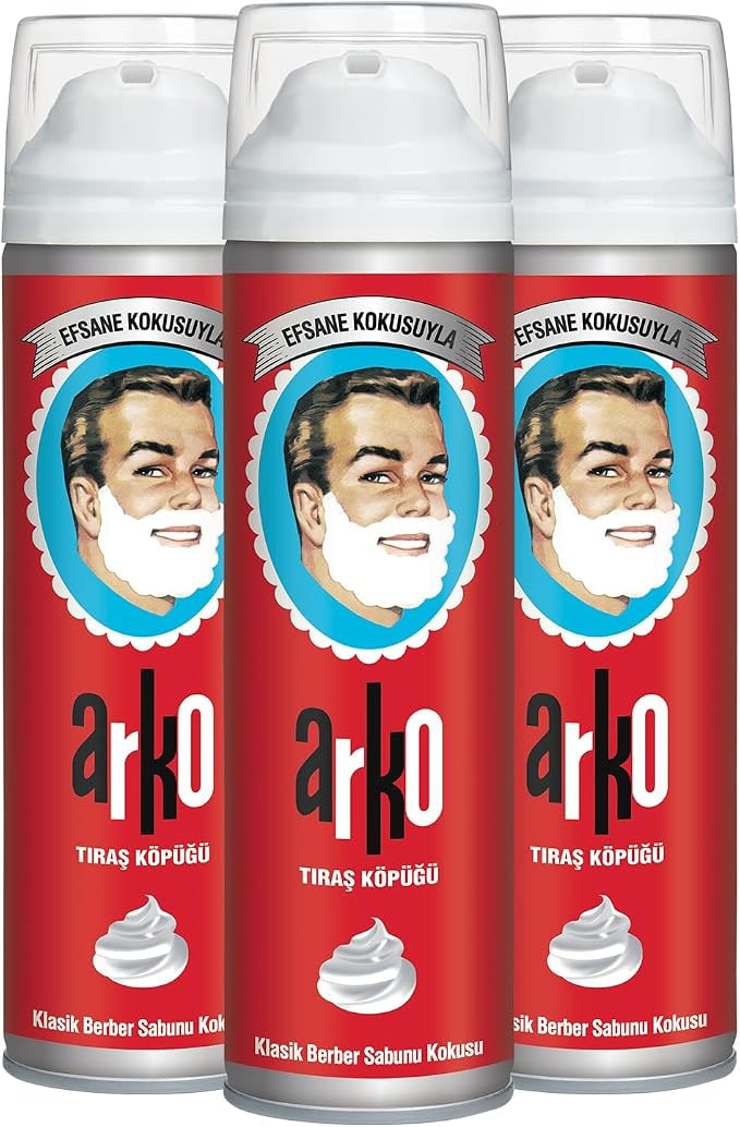 Arko Men Efsane Erkek Tıraş Köpüğü 3x200 Ml