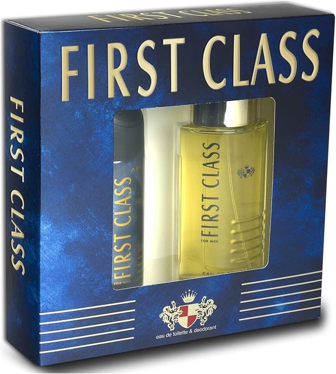 Amazon TR First Class EDT Erkek Parfüm, 100 ml & Deodorant, 150 ml