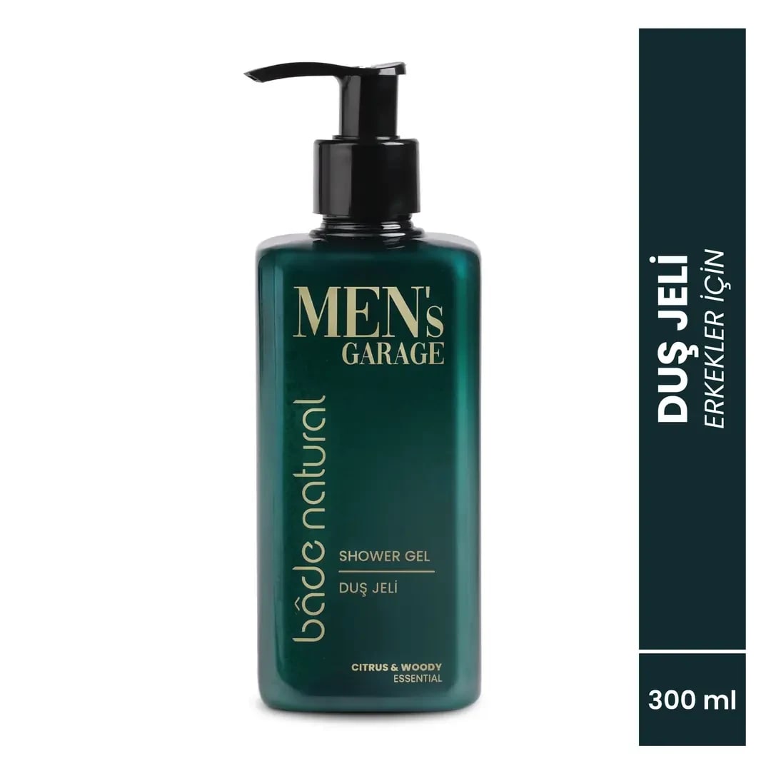 Bade Natural Men's Garage Duş Jeli Arındırıcı ve Canlandırıcı