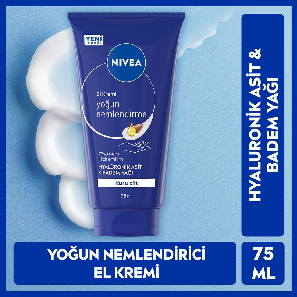Nivea Yoğun Nemlendirici El Bakım Kremi 75 ml (Kuru Ciltler)