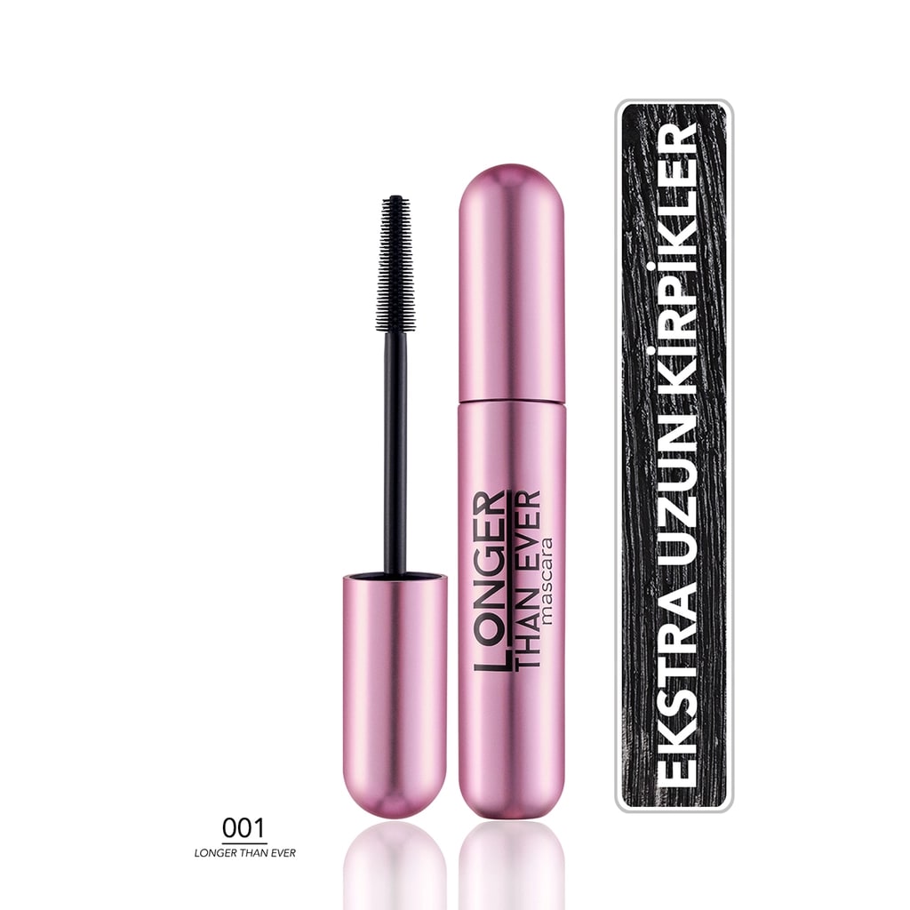 Flormar Longer Than Ever Kirpik Uzatıcı Etkili Besleyici Maskara 001 Black