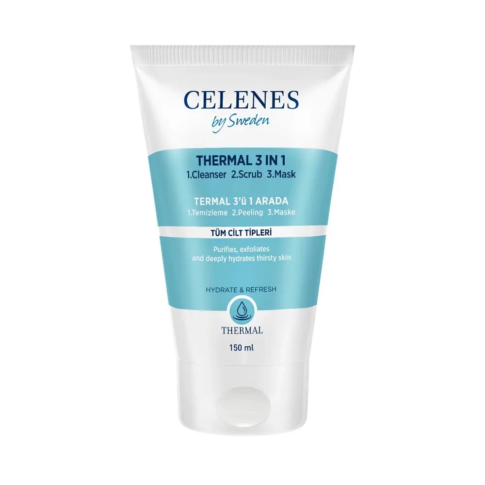 Celenes Thermal 3'İn 1 Peeling Maske -150 Ml