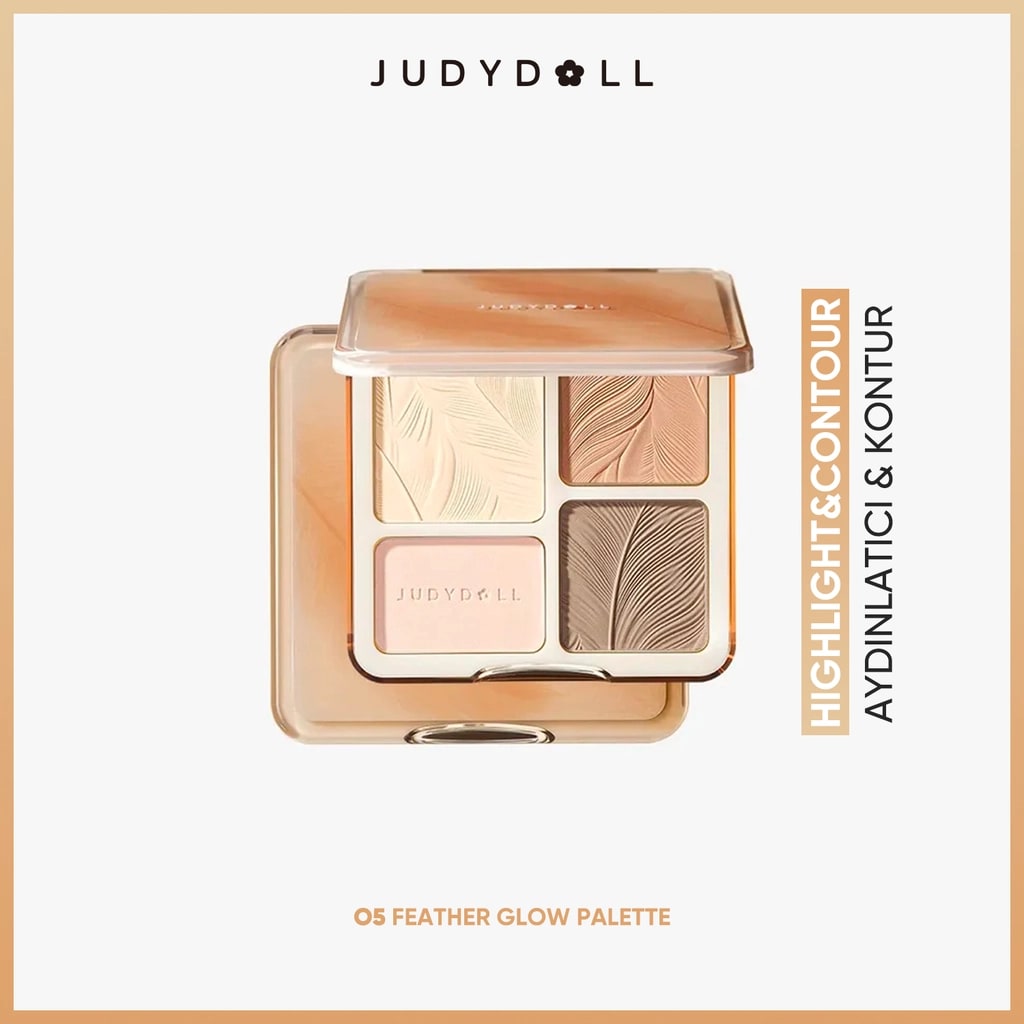 Judydoll Aydınlatıcı & Kontür Paleti 05 Feather Glow Palette