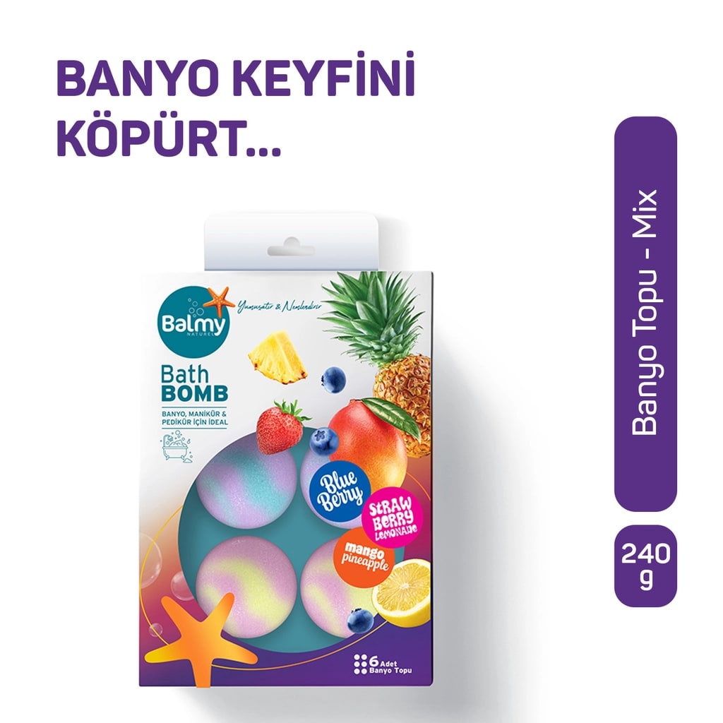 Balmy Banyo Topu 6'lı