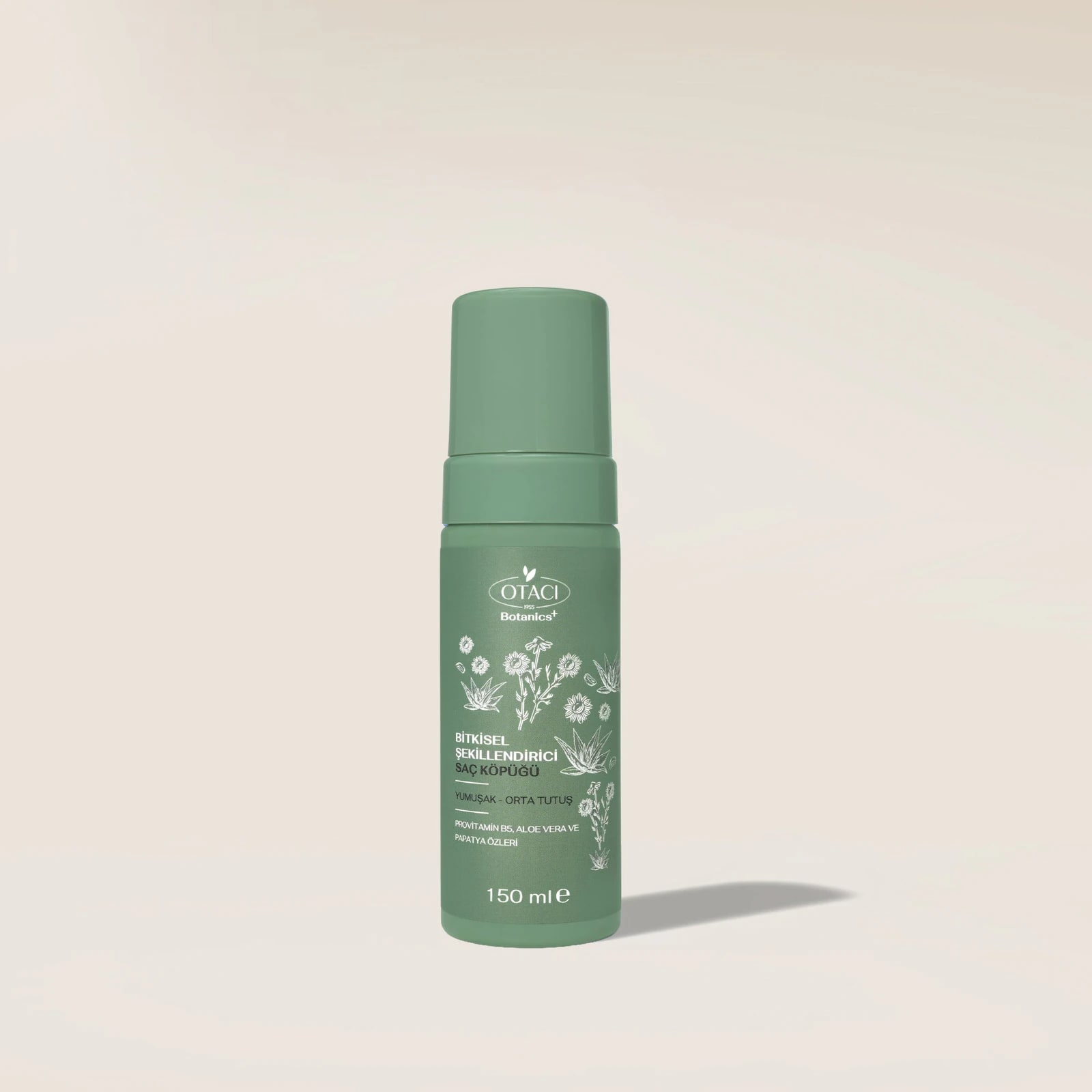 OTACI Botanics+ Bitkisel Saç Şekillendirici Saç Köpüğü Yumuşak - Orta Tutuş