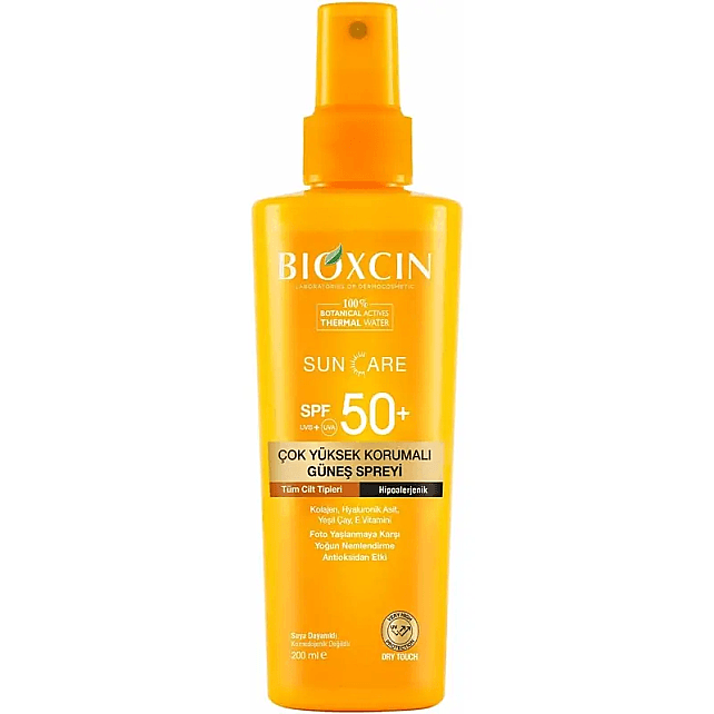 Bioxcin Sun Care SPF50+ Çok Yüksek Korumalı Güneş Spreyi