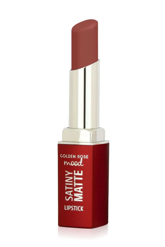 Golden Rose Mood Satiny Matte Lipstick - 05 Burnt Blush - Saten Mat Ruj - Mood Satiny Matte Lipstick