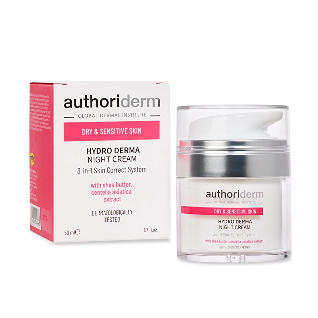 Authoriderm Kuru & Hassas Ciltler İçin Gece Kremi