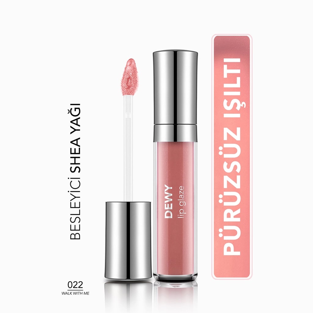 Flormar Dewy Lip Glaze Dudak Parlatıcısı 022 Walk With Me