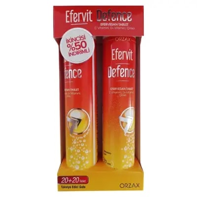 Orzax Efervit Defence Efervesan Tablet