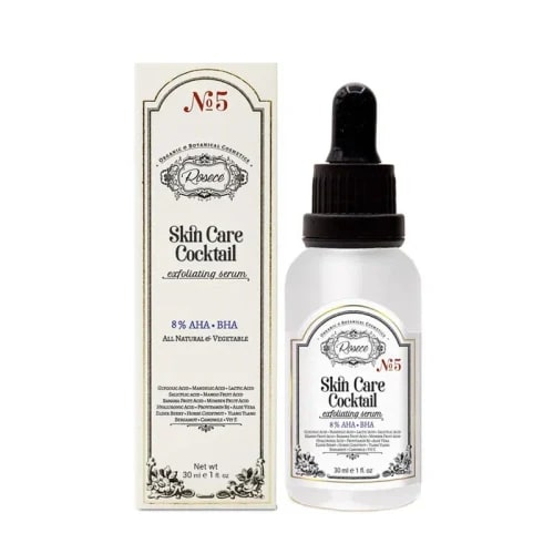 Rosece R05 Cilt Bakım Kokteyli Doğal AHA-BHA Eksfolyan Serum