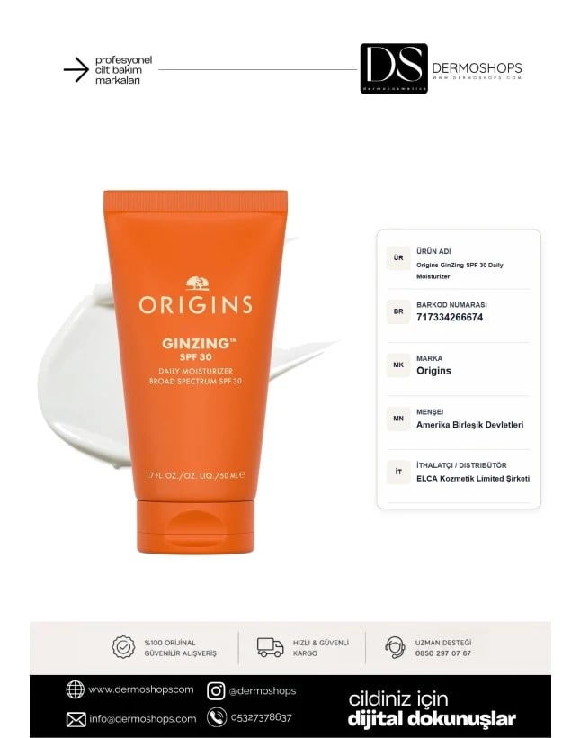 Origins GinZing SPF 30 Daily Moisturizer