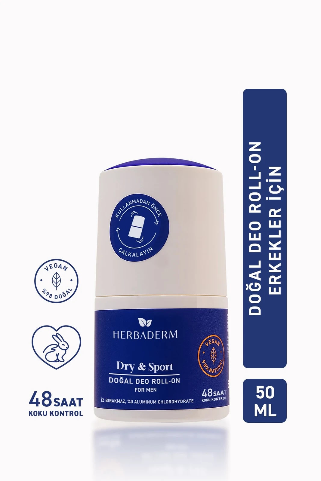 Herbaderm Erkekler İçin Doğal Deo Roll-on HERBA701514