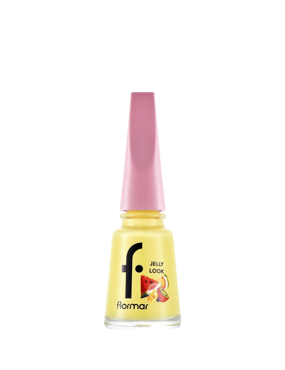 Flormar Juicy Fruits Jelly Look Yüksek Pigmentli & Parlak Bitişli Jel Görünümlü Oje