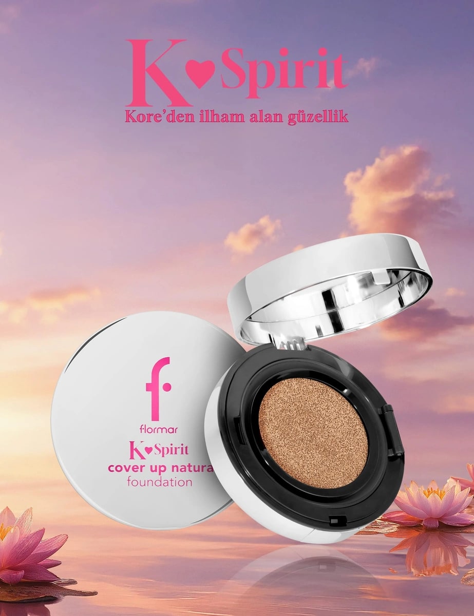 Flormar K-Spirit Cover Up Yüksek Kapatıcı & Uzun Süre Kalıcı Doğal Bitişli Fondöten