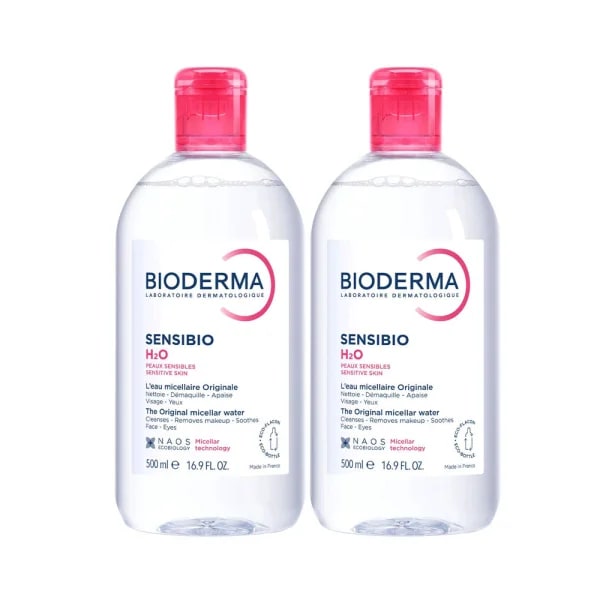 Bioderma Sensibio H2O Temizleme Suyu 500 ml İkiz Set