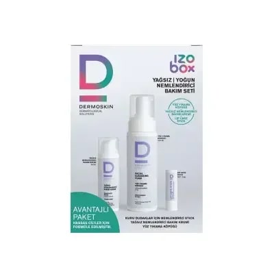 Dermoskin Izobox Yağsız Yoğun Nemlendirme Bakım Seti