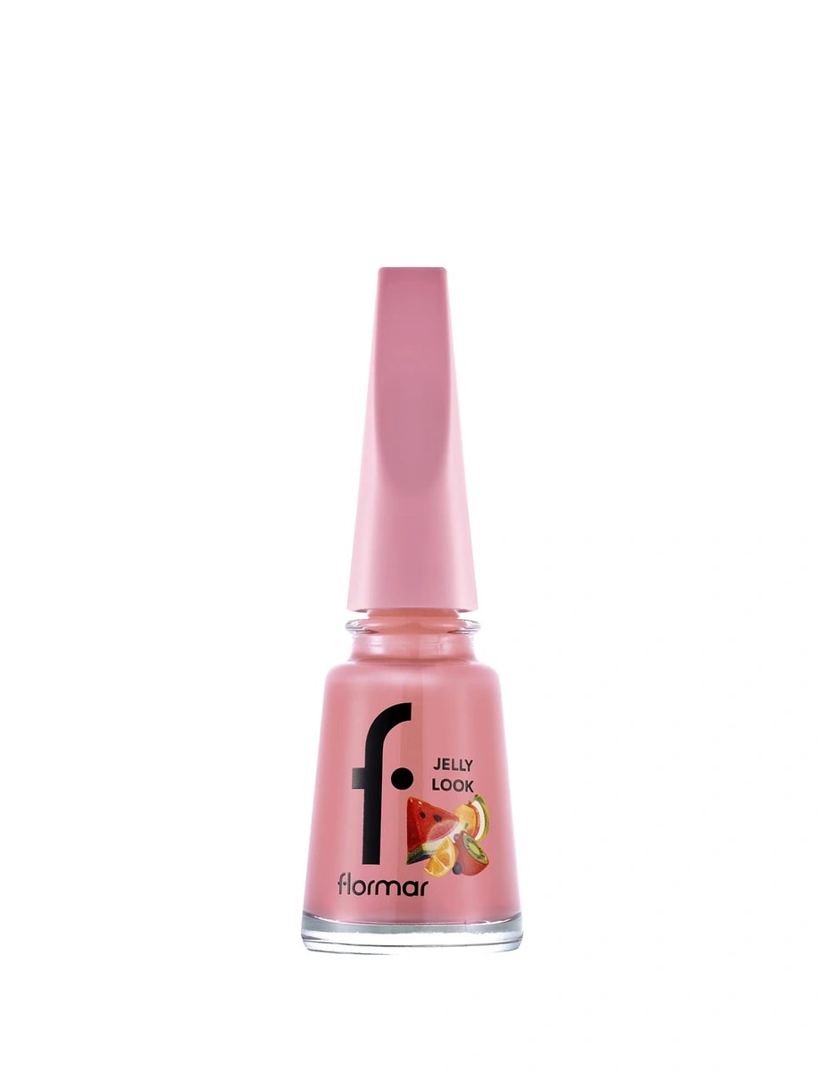 Flormar Juicy Fruits Jelly Look Yüksek Pigmentli & Parlak Bitişli Jel Görünümlü Oje