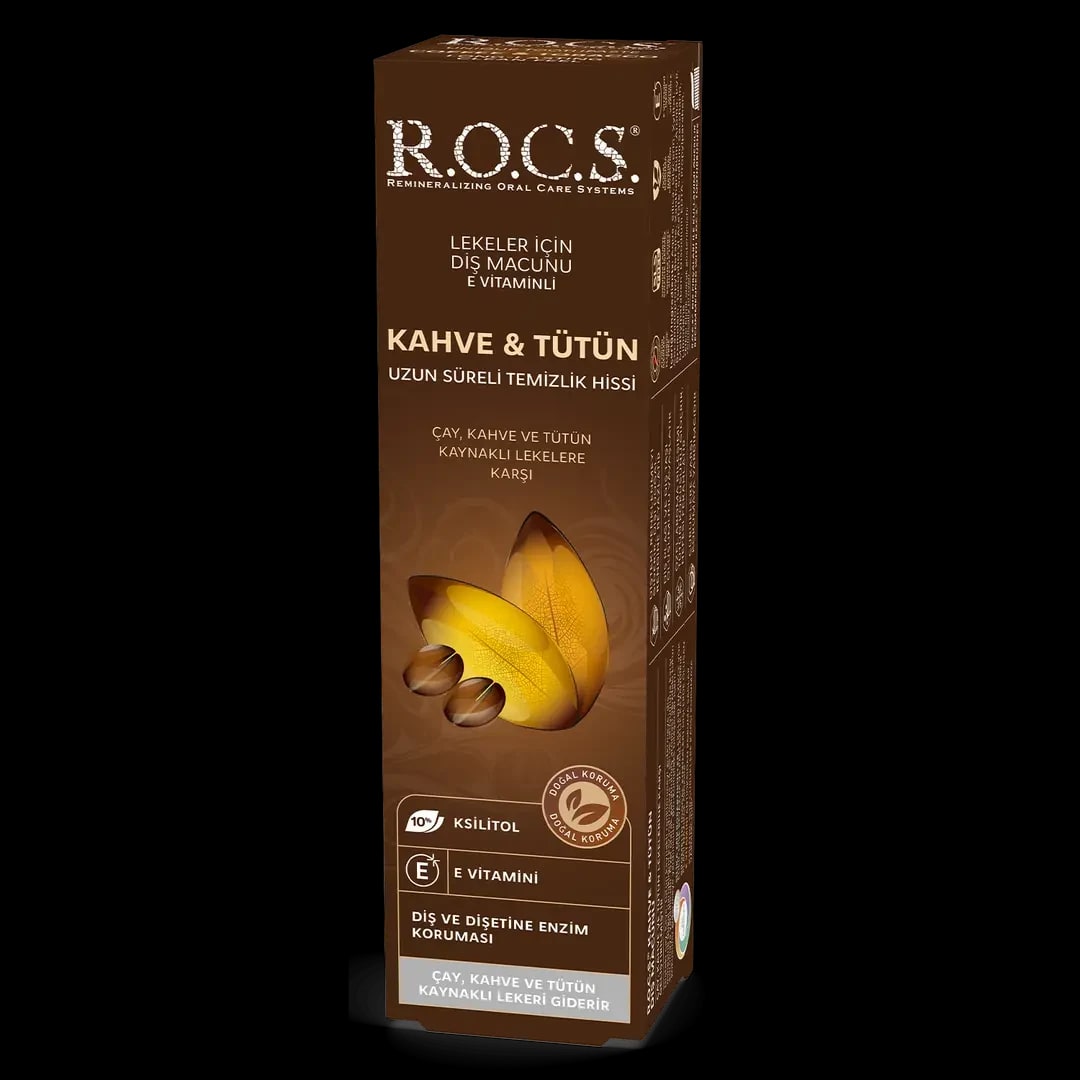 R.O.C.S. Kahve ve Sigara Lekelerine Özel Diş Macunu