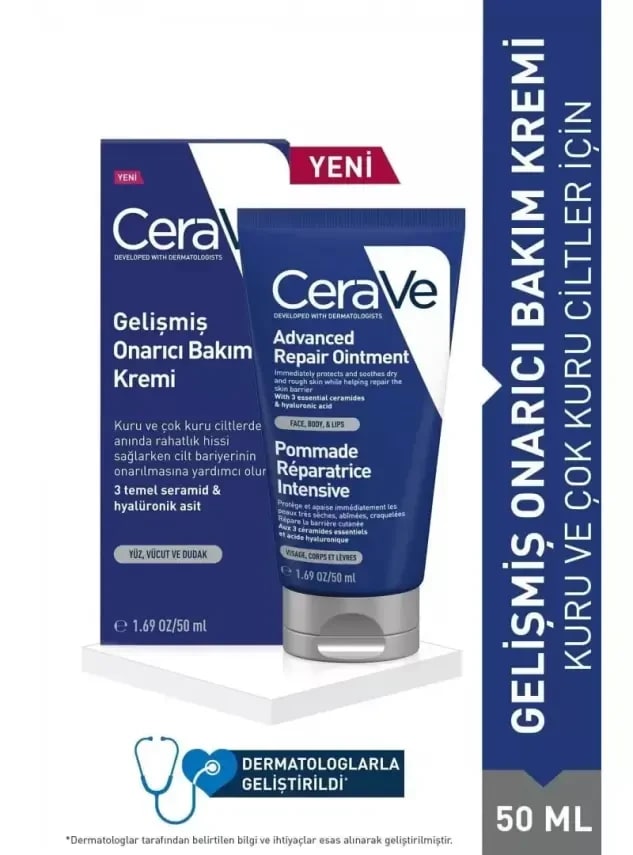 CeraVe Gelişmiş Onarıcı Bakım Kremi — 50 ml
