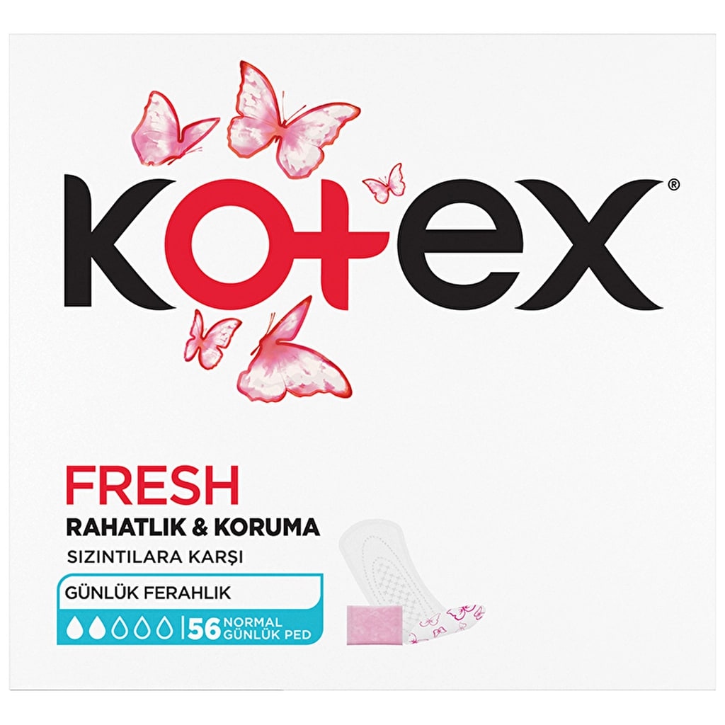 Kotex Günlük Ped Normal 56’lı