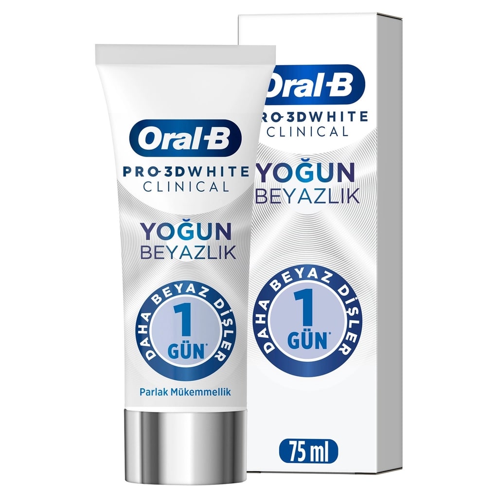 ORAL-B DIS MACUNU PRO-3D WHITE CLINICAL YOGUN BEYAZLIK