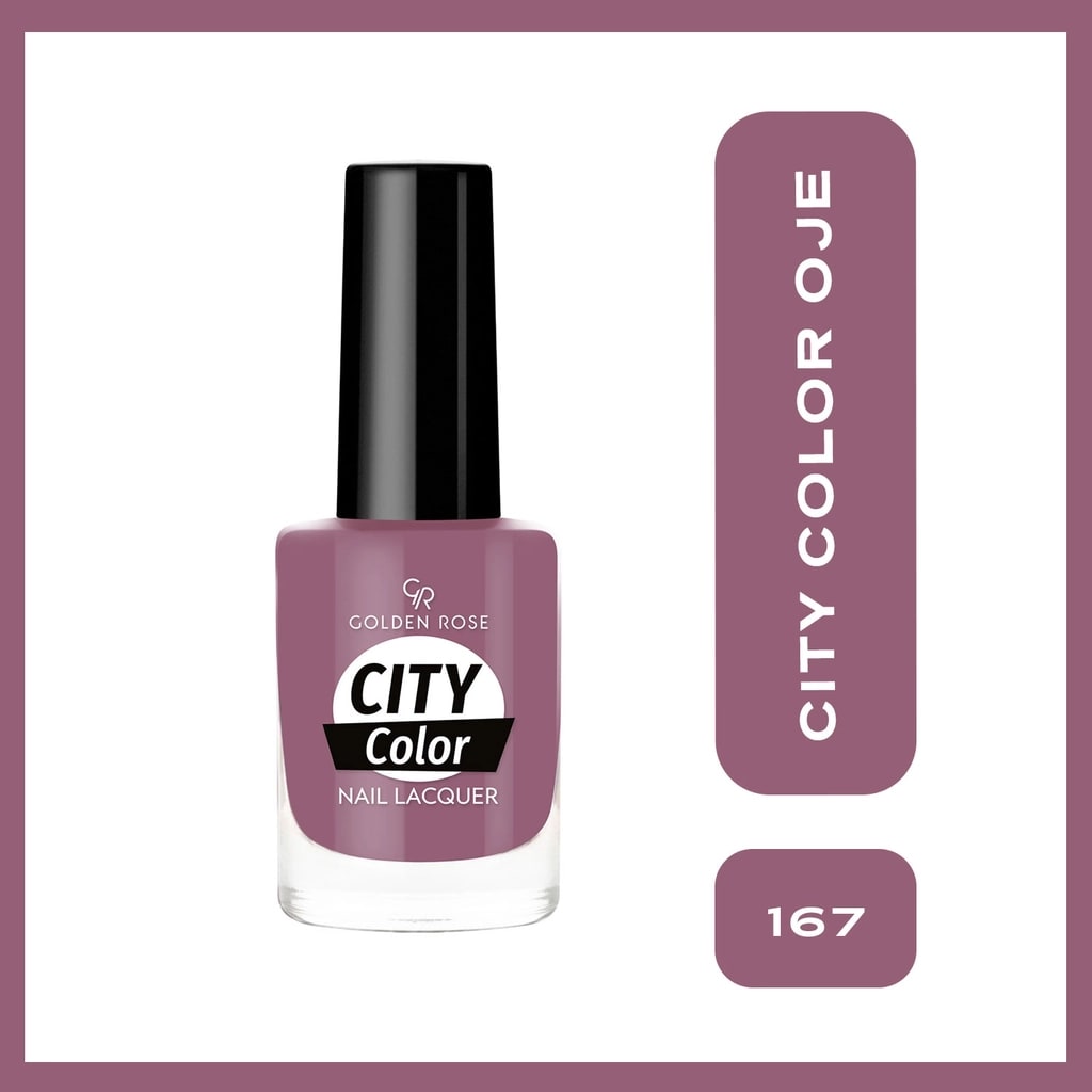 Golden Rose City Color Nail Lacquer Oje 167