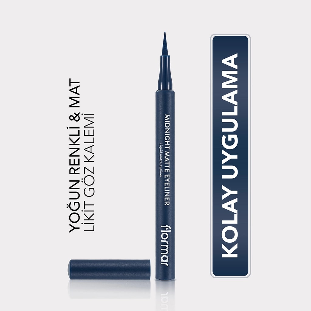 Flormar Midnight Matte Eyeliner 03 Dark Blue