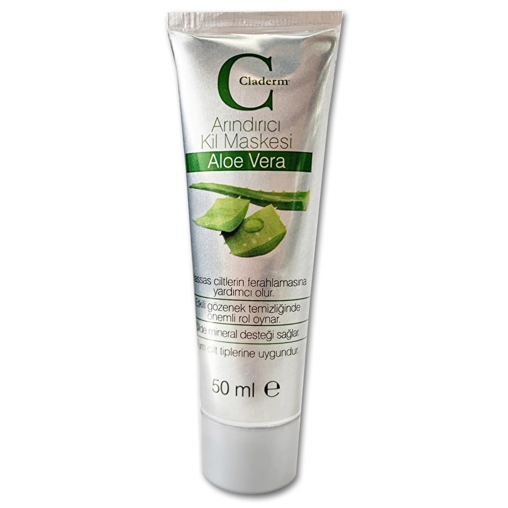 Claderm Aloe Vera Killi Yüz Maskesi 50 ml