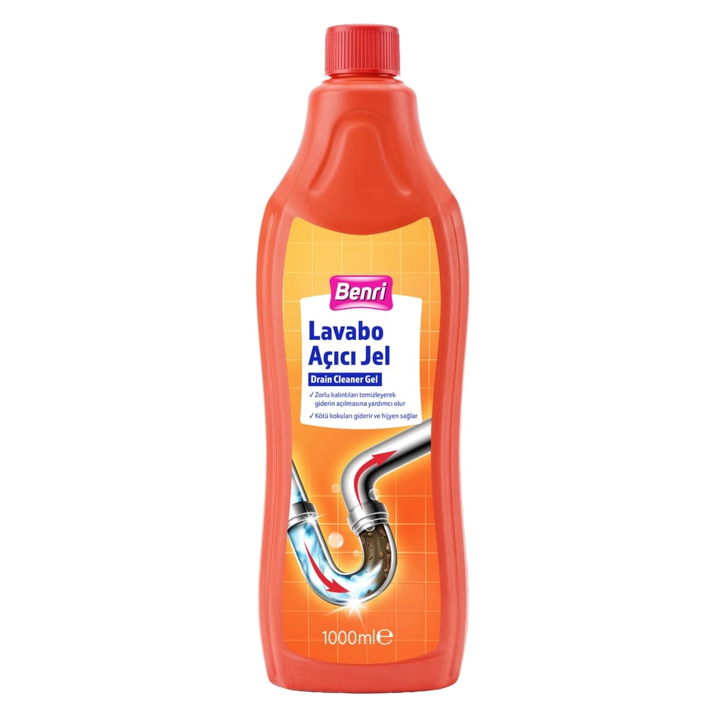 Benri Lavabo Açıcı Jel 1000 ml