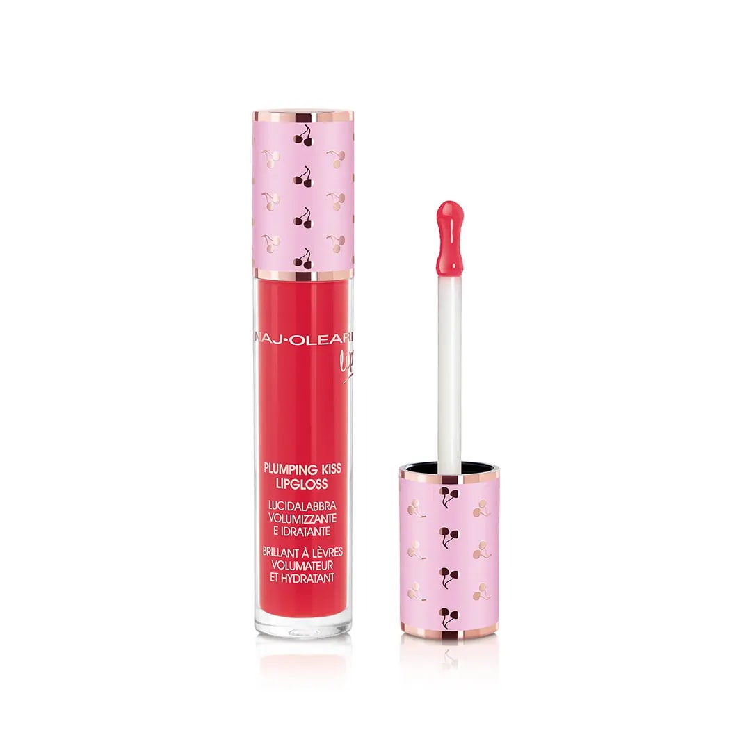 NAJ OLEARI Plumping Kiss Lip Gloss 09 Raspberry Red - Dudak Parlatıcı