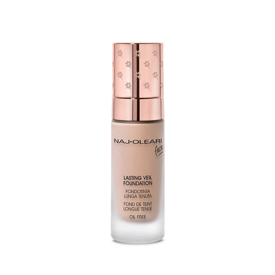 NAJ OLEARI Lasting Veil Foundation Natural Beige Uzun Süre Kalıcı Likit Fondöten