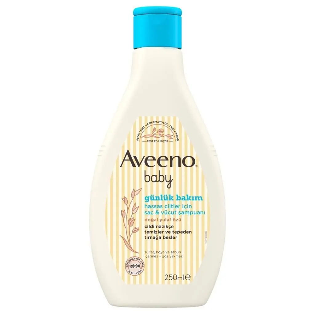 Aveeno Bebek Günlük Bakım Saç ve Vücut Şampuanı - 3574661653457