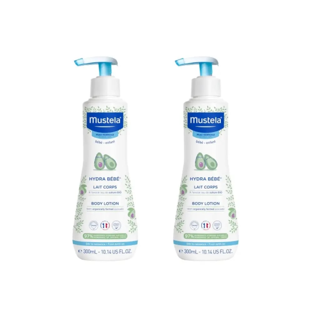Mustela Hydra Bebe Body Lotion Vücut Losyonu 300 ml x 2 Adet