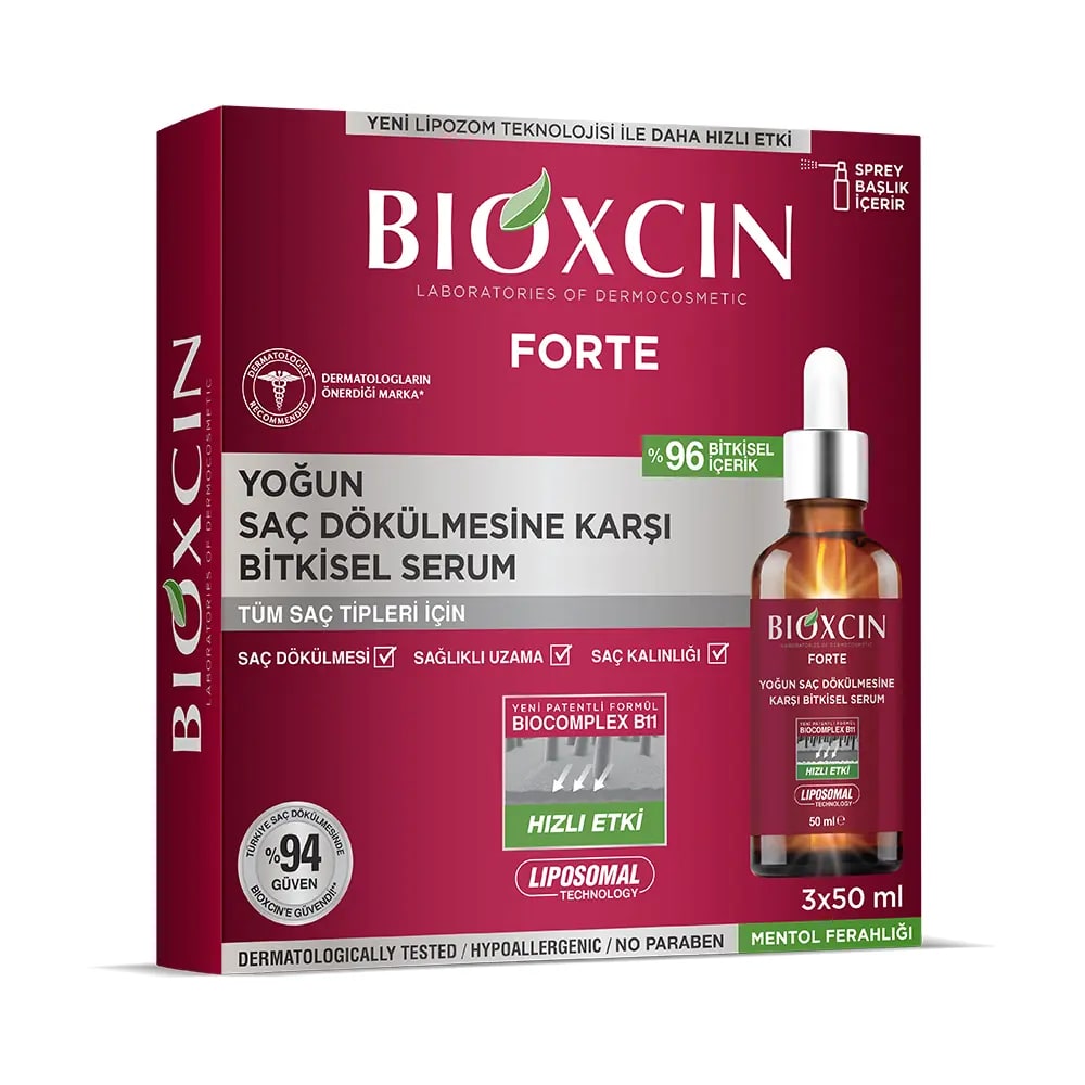 Bioxcin Forte 3'lü Serum 3x50 Ml