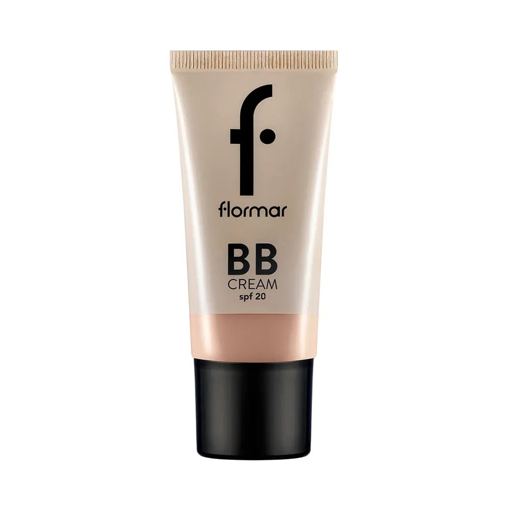 Flormar Hafif Yapılı & Yarı Parlak Bitişli SPF20 Nemlendirici BB Krem - 004 Light/Medium