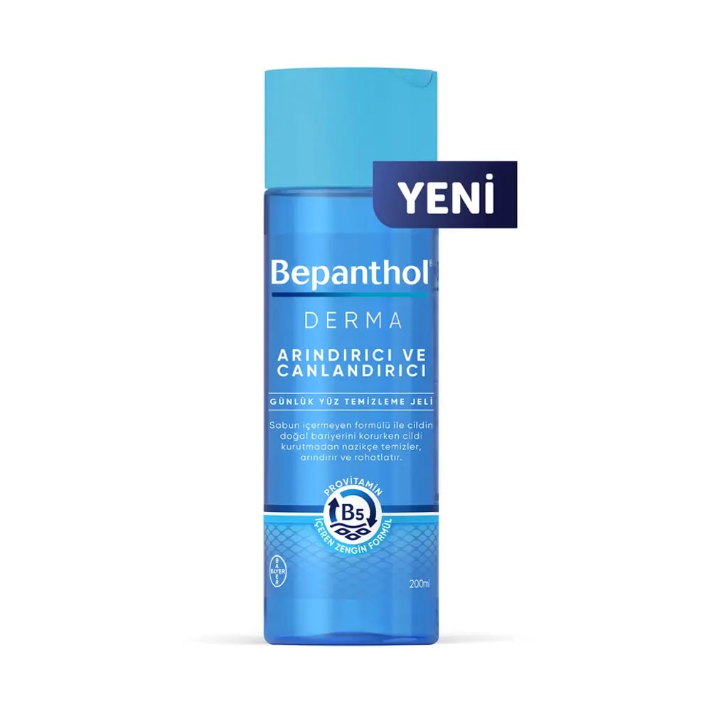 Bepanthol Derma Arındırıcı & Canlandırıcı Günlük Yüz Temizleme Jeli 200 Ml