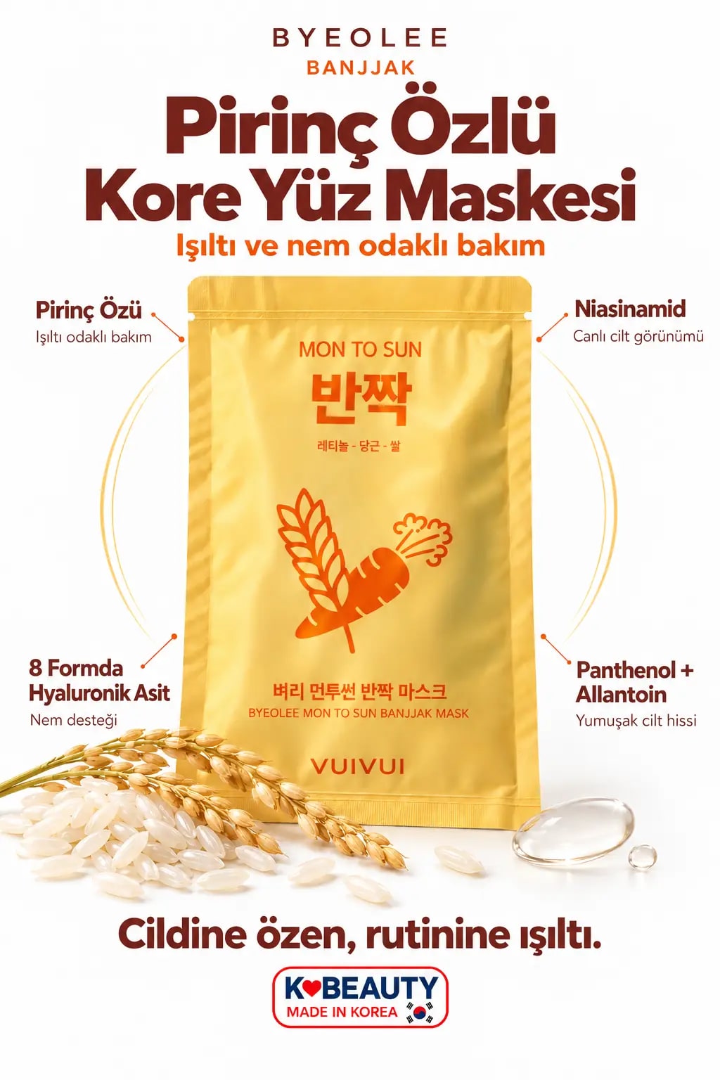 byeolee Retinol Kore Yüz Maskesi | Yoğun Bakım