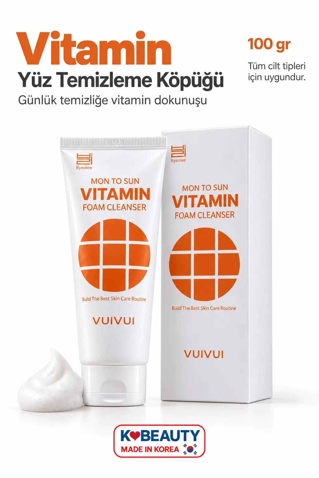 byeolee Vitamin Kore Yüz Temizleyici | Nemlendirici