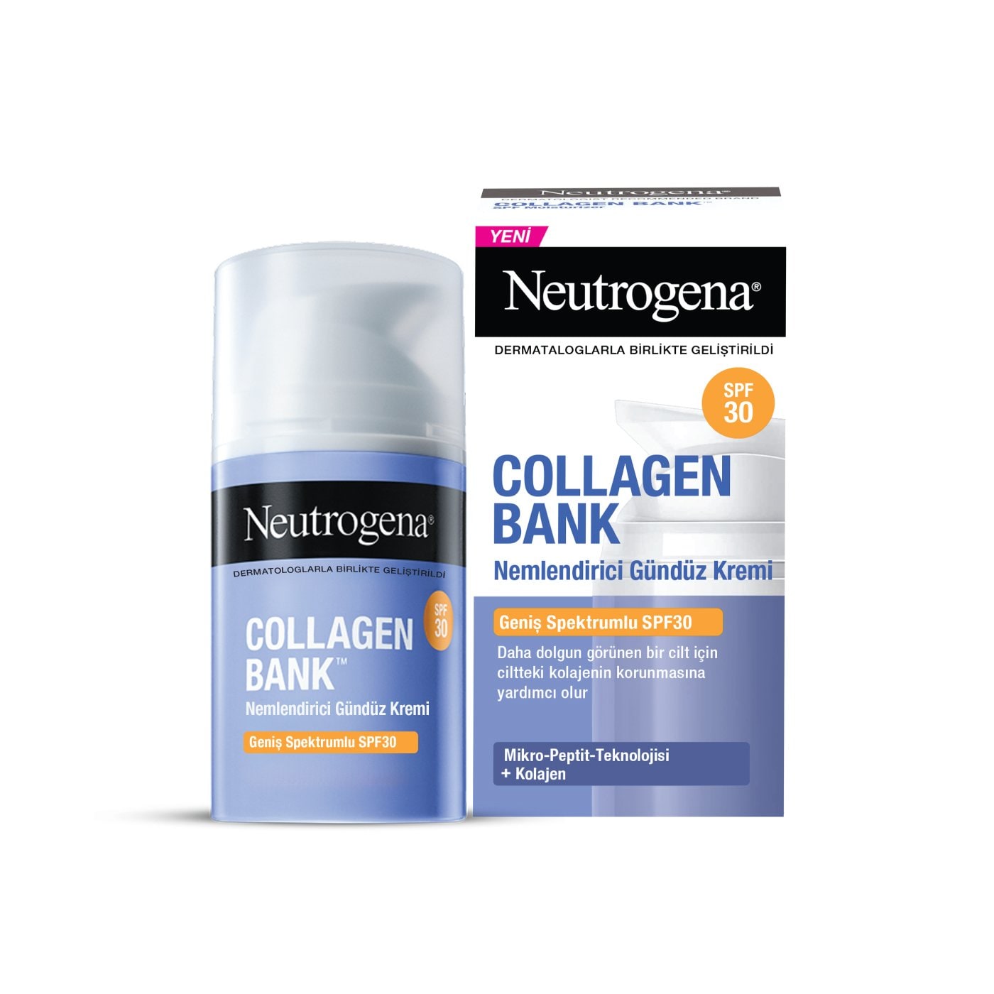 Neutrogena Collagen Bank SPF30 Nemlendirici Gündüz Kremi 50 ml