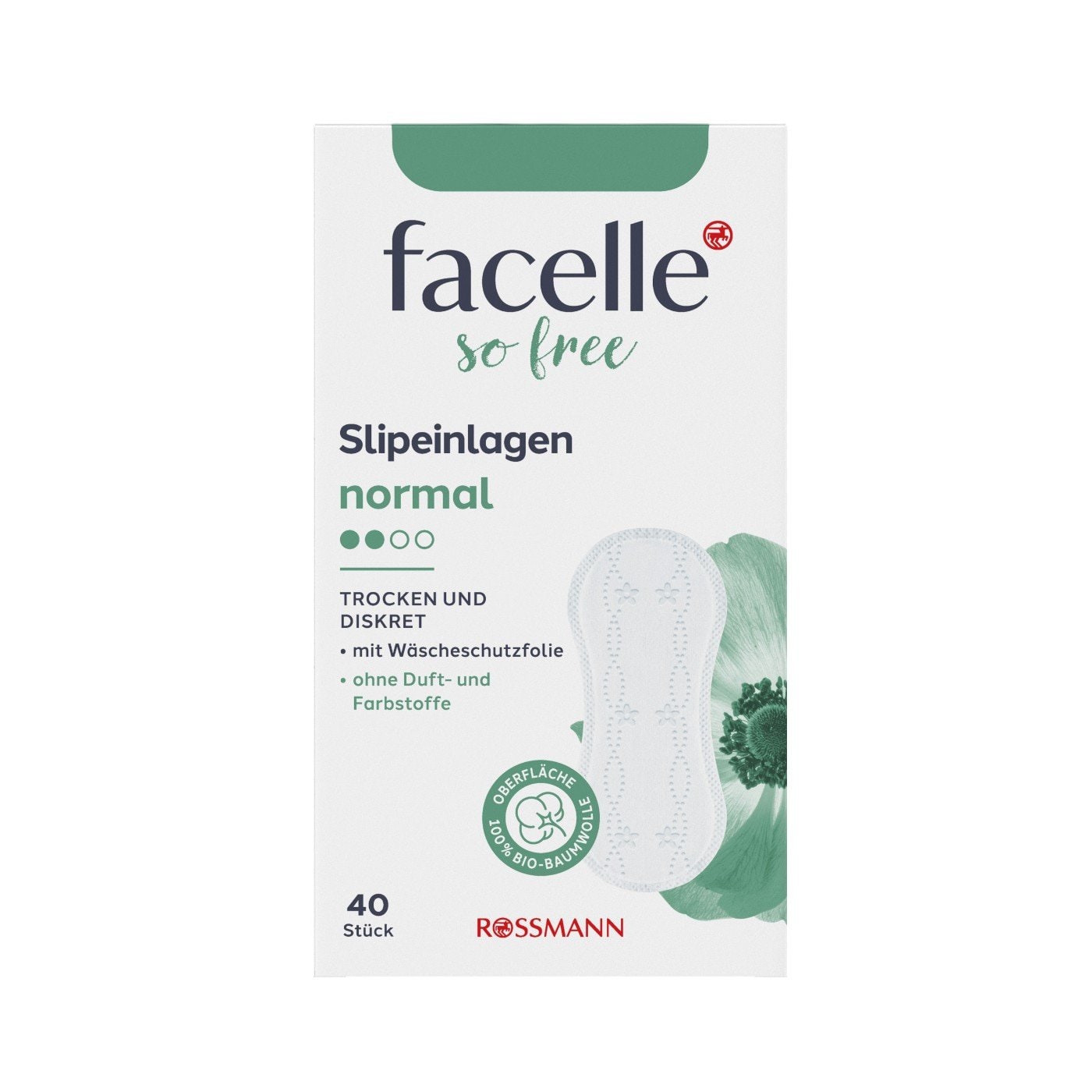 Facelle Natural Günlük Ped Normal 40'lı